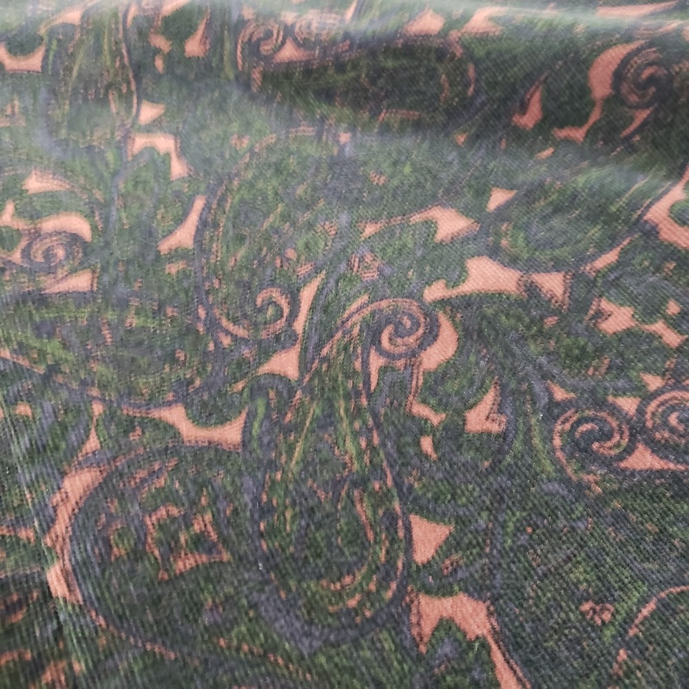 VTG Vermont Country Store Womens Artsy Corduroy Midi Jumper Dress Size M Paisley - Picture 3 of 10
